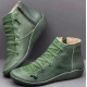 Autumn Winter Retro Punk Genuine Leather Ankle Boot Autumn Winter Retro Punk Genuine Leather Ankle Boot