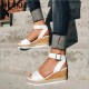 PU Leather Ankle Buckle Strap Sandals Shoes Ladies Peep Toes PU Leather Ankle Buckle Strap Sandals Shoes Ladies Peep Toes