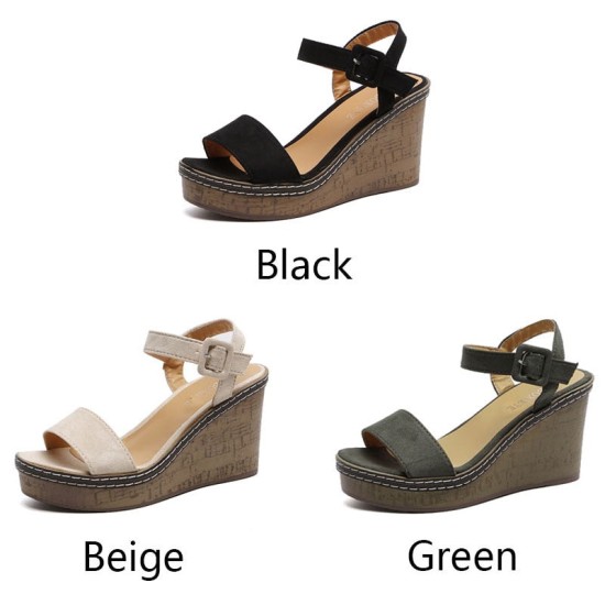 Platform Sandals Summer Wedges Casual Open Toe Heels Platform Sandals Summer Wedges Casual Open Toe Heels