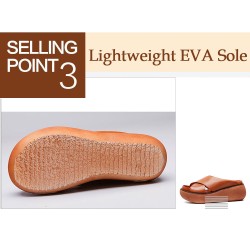 Sandals Soft Wedges Shoes Platform Casual