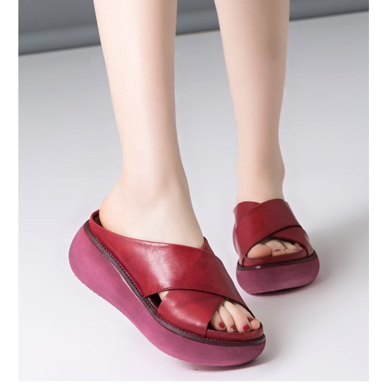 Sandals Soft Wedges Shoes Platform Casual Sandals Soft Wedges Shoes Platform Casual