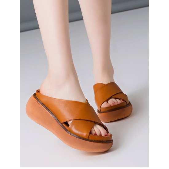Sandals Soft Wedges Shoes Platform Casual Sandals Soft Wedges Shoes Platform Casual