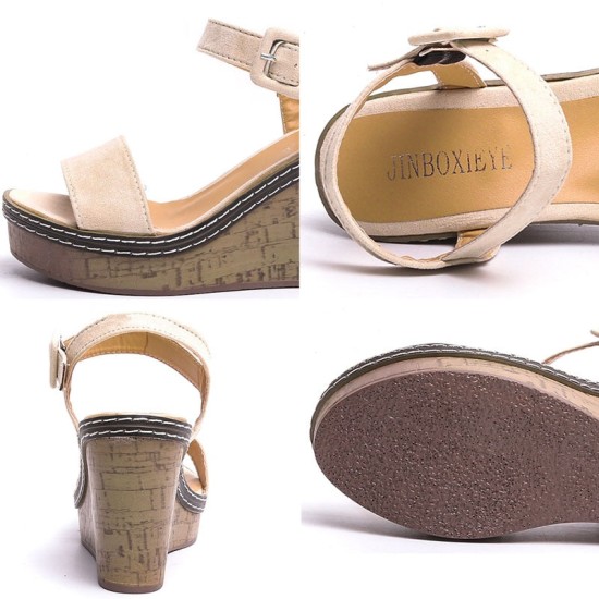 Platform Sandals Summer Wedges Casual Open Toe Heels Platform Sandals Summer Wedges Casual Open Toe Heels