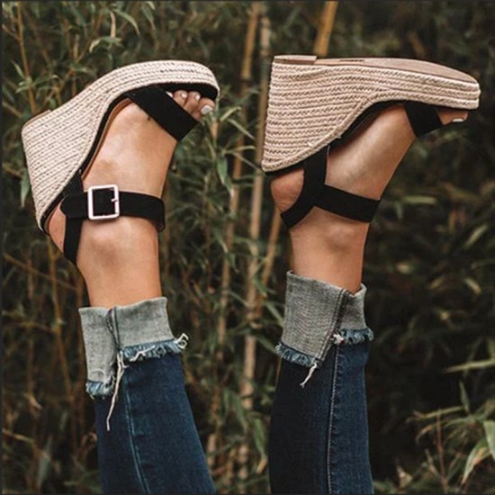 Platform sandals peep toe high heels wedges sandals Platform sandals peep toe high heels wedges sandals
