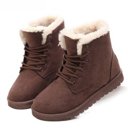 Fashion Snow Winter Boots Warm Fur Ankle Boots
