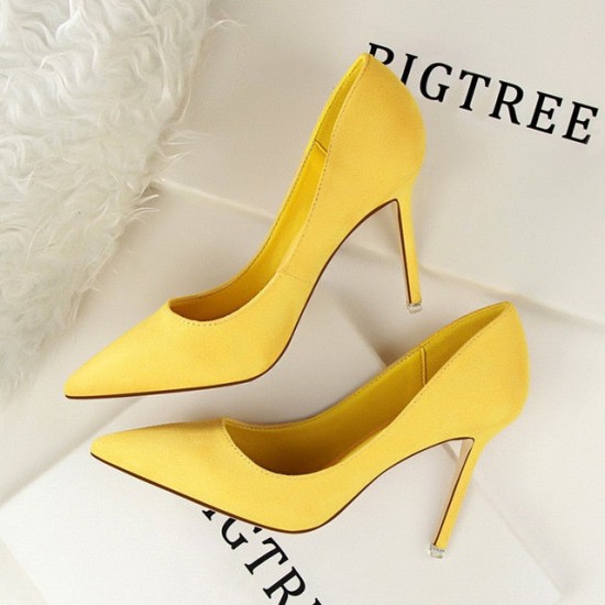 Women Pumps Fashion 9cm High HeelsCasual Pointed Toe Women Pumps Fashion 9cm High HeelsCasual Pointed Toe