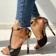 High heels with ankle strap peep toe pumps sandals High heels with ankle strap peep toe pumps sandals