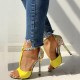 High heels with ankle strap peep toe pumps sandals High heels with ankle strap peep toe pumps sandals