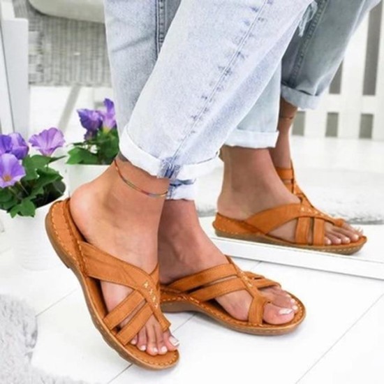 Gladiator Comfy Slippers Roman Wedge Sandals Gladiator Comfy Slippers Roman Wedge Sandals