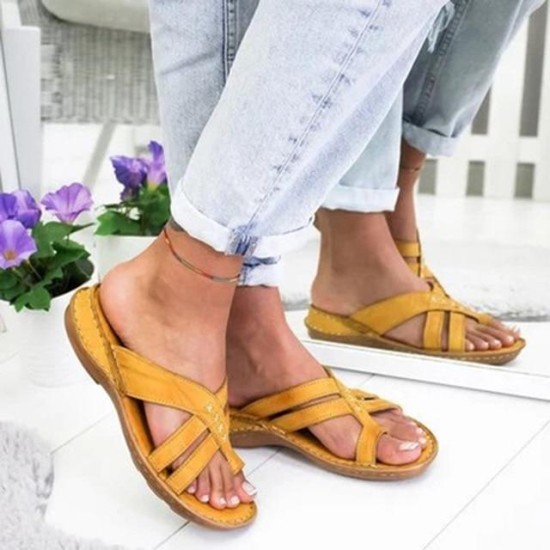 Gladiator Comfy Slippers Roman Wedge Sandals Gladiator Comfy Slippers Roman Wedge Sandals