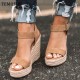 Platform sandals peep toe high heels wedges sandals Platform sandals peep toe high heels wedges sandals