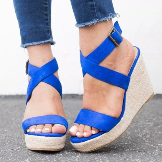 Platform sandals peep toe high heels wedges sandals Platform sandals peep toe high heels wedges sandals