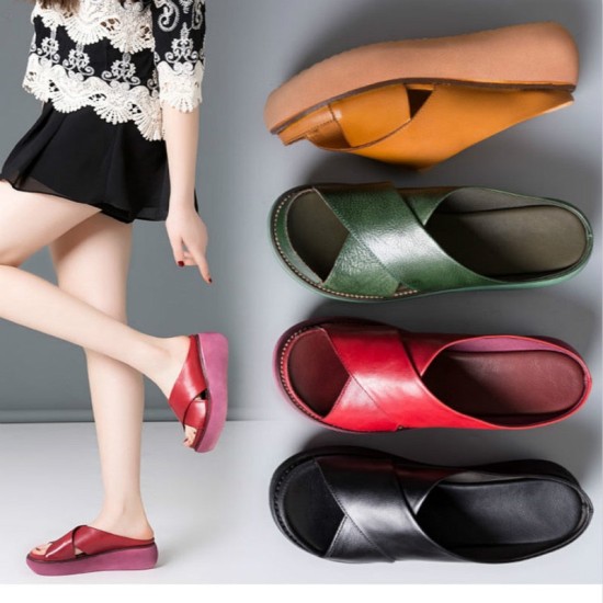 Sandals Soft Wedges Shoes Platform Casual Sandals Soft Wedges Shoes Platform Casual