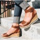 PU Leather Ankle Buckle Strap Sandals Shoes Ladies Peep Toes PU Leather Ankle Buckle Strap Sandals Shoes Ladies Peep Toes