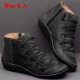 PU Leather Ankle Boots Autumn Winter Cross Strappy Vintage PU Leather Ankle Boots Autumn Winter Cross Strappy Vintage