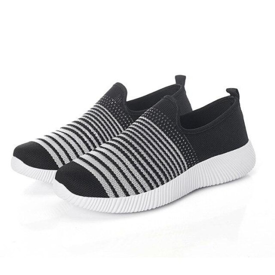 Loafers Shoes Mesh Flats Shoes Summer Slip-On Gingham Loafers Shoes Mesh Flats Shoes Summer Slip-On Gingham