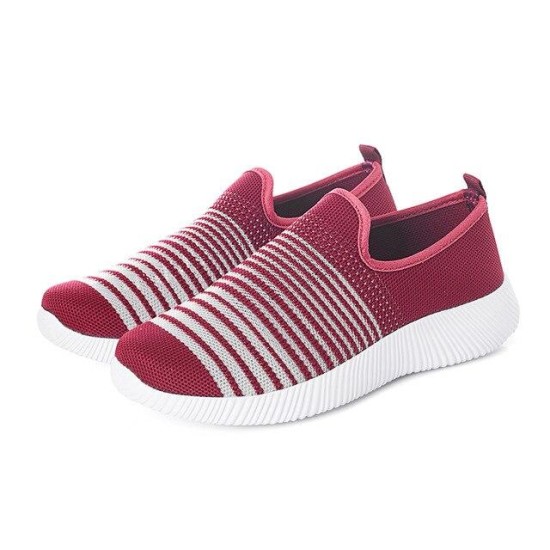 Loafers Shoes Mesh Flats Shoes Summer Slip-On Gingham Loafers Shoes Mesh Flats Shoes Summer Slip-On Gingham