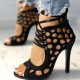 Summer High Heels Sandals Peep Toe Hollow-out Gladiator Summer High Heels Sandals Peep Toe Hollow-out Gladiator