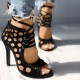Summer High Heels Sandals Peep Toe Hollow-out Gladiator Summer High Heels Sandals Peep Toe Hollow-out Gladiator