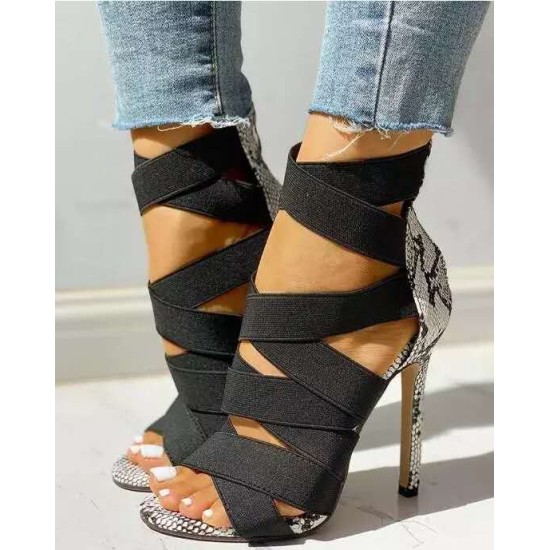High Heels Gladiator Ankle Strap Sandals High Heels Gladiator Ankle Strap Sandals