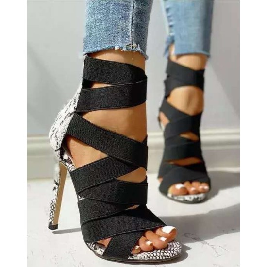 High Heels Gladiator Ankle Strap Sandals High Heels Gladiator Ankle Strap Sandals