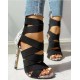 High Heels Gladiator Ankle Strap Sandals High Heels Gladiator Ankle Strap Sandals