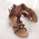 Designer Gladiator Sandals Bohemia Sandals Flat Ethnic Designer Gladiator Sandals Bohemia Sandals Flat Ethnic