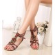 Designer Gladiator Sandals Bohemia Sandals Flat Ethnic Designer Gladiator Sandals Bohemia Sandals Flat Ethnic