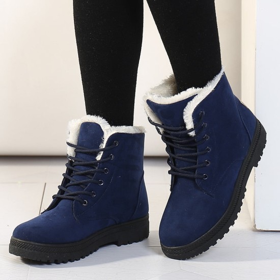 Women Snow Warm Plush Insole Winter Ankle Boots Women Snow Warm Plush Insole Winter Ankle Boots
