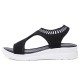 Female Summer Wedge Comfortable Slip-on Flat Sandals Female Summer Wedge Comfortable Slip-on Flat Sandals