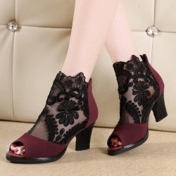 fashion butterfly-knot comfortable zipper sandals