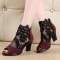 fashion butterfly-knot comfortable zipper sandals
