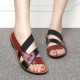Plus Size Genuine Leather Sandals Gladiator Sandals Plus Size Genuine Leather Sandals Gladiator Sandals