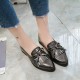 Casual Tassel Bow Pointed Toe Black Oxford Shoes Casual Tassel Bow Pointed Toe Black Oxford Shoes