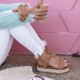 Straw Thick Bottom With Platform Sandals Straw Thick Bottom With Platform Sandals