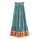 Fashion Floral Print Beach Bohemian Pleated Skirt Rayon Maxi Skirts Fashion Floral Print Beach Bohemian Pleated Skirt Rayon Maxi Skirts