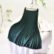 Basic Pleated Midi Long Skirt For Women Fashion Office Basic Pleated Midi Long Skirt For Women Fashion Office