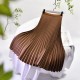 Basic Pleated Midi Long Skirt For Women Fashion Office Basic Pleated Midi Long Skirt For Women Fashion Office