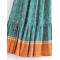 Fashion Floral Print Beach Bohemian Pleated Skirt Rayon Maxi Skirts