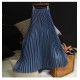 Casual Chiffon Flared High Waist Long Skirts Casual Chiffon Flared High Waist Long Skirts