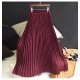 Casual Chiffon Flared High Waist Long Skirts Casual Chiffon Flared High Waist Long Skirts