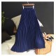 Casual Chiffon Flared High Waist Long Skirts Casual Chiffon Flared High Waist Long Skirts