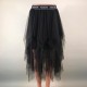 Fashion Elastic High Waist Pleated Long Midi Skirt Fashion Elastic High Waist Pleated Long Midi Skirt