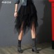 Fashion Elastic High Waist Pleated Long Midi Skirt Fashion Elastic High Waist Pleated Long Midi Skirt