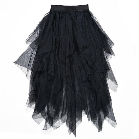Fashion Elastic High Waist Pleated Long Midi Skirt Fashion Elastic High Waist Pleated Long Midi Skirt