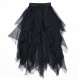 Fashion Elastic High Waist Pleated Long Midi Skirt Fashion Elastic High Waist Pleated Long Midi Skirt