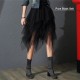 Fashion Elastic High Waist Pleated Long Midi Skirt Fashion Elastic High Waist Pleated Long Midi Skirt