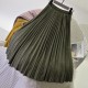 Elegant Suede Pleated Midi Skirt Elegant Suede Pleated Midi Skirt