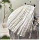 Elegant Vertical Stripes Lace-up A-Line Midi Skirt Elegant Vertical Stripes Lace-up A-Line Midi Skirt