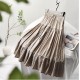 Elegant Vertical Stripes Lace-up A-Line Midi Skirt Elegant Vertical Stripes Lace-up A-Line Midi Skirt
